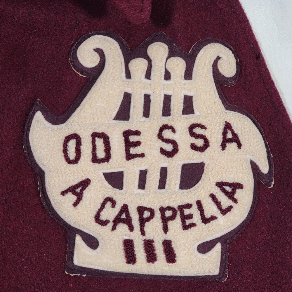 Odessa Texas Vintage 50s Chorus A Cappella Varsity Jacket - Picture 4 of 10